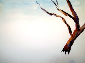 aquare,, baum, tutorial, watercolor tree