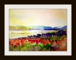 aquarell, tasmanien, landschaft, watercolor, landscape